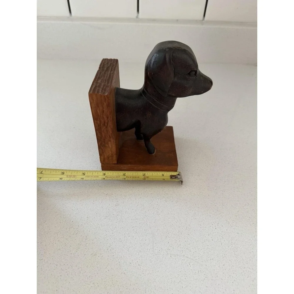 Vintage Dachshund Dog Book End Head Only